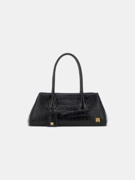 BOLSO DE HOMBRO EMBOSSED CROC HONEY 40 PARA MUJER