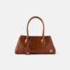 BOLSO DE HOMBRO EMBOSSED CROC HONEY 40 PARA MUJER