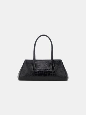 BOLSO DE HOMBRO EMBOSSED CROC HONEY 40 PARA MUJER