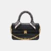 BOLSO MA LARGO CON RELIEVE DE COCODRILO PARA MUJER