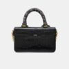 BOLSO MA LARGO CON RELIEVE DE COCODRILO PARA MUJER