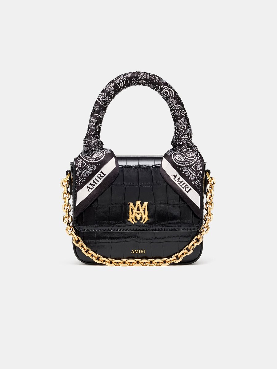 BOLSO MICRO MA CON RELIEVE DE COCODRILO PARA MUJER