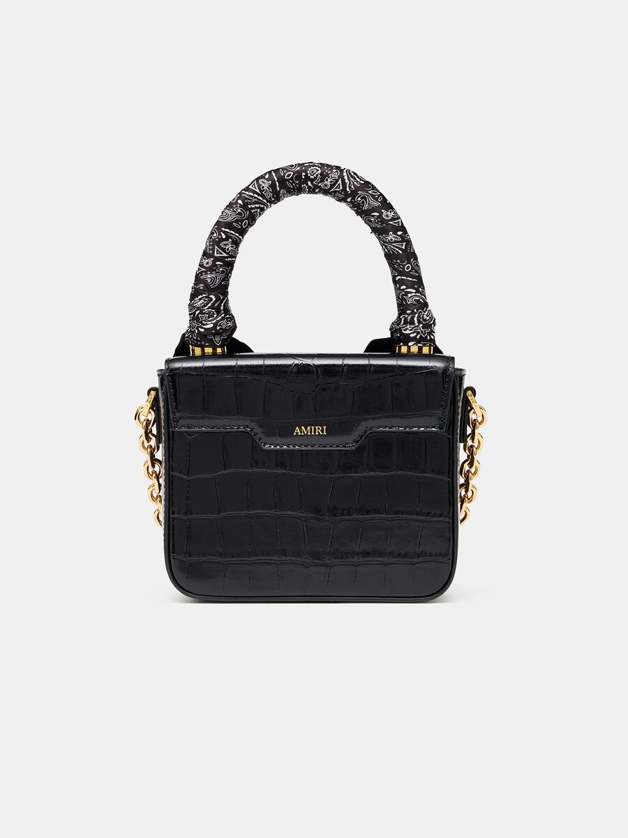 BOLSO MICRO MA CON RELIEVE DE COCODRILO PARA MUJER
