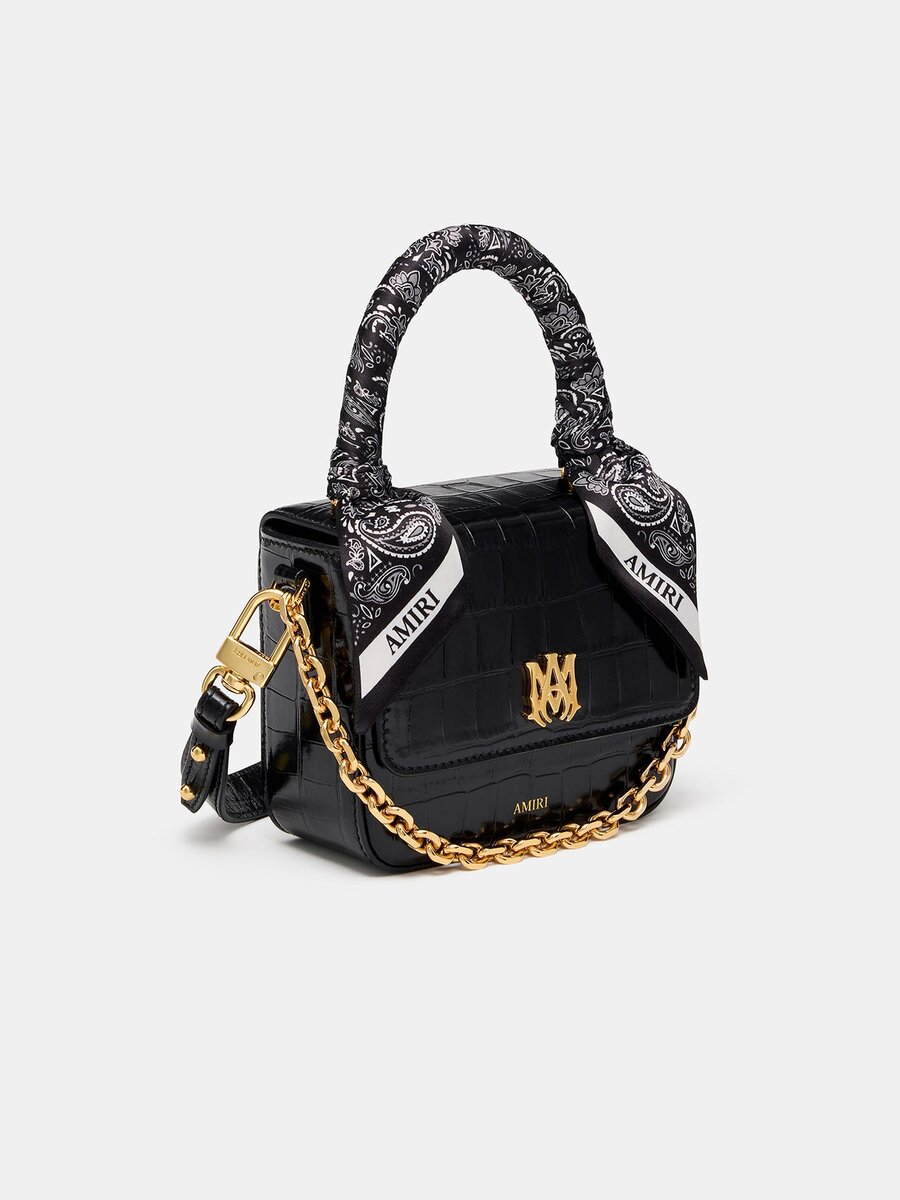 BOLSO MICRO MA CON RELIEVE DE COCODRILO PARA MUJER