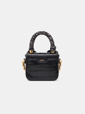 BOLSO NANO MA CON RELIEVE DE COCODRILO PARA MUJER
