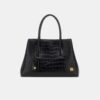 BOLSO TOTE DE MUJER «HONEY 40» CON ESTAMPADO DE COCODRILO
