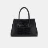 BOLSO TOTE DE MUJER «HONEY 40» CON ESTAMPADO DE COCODRILO