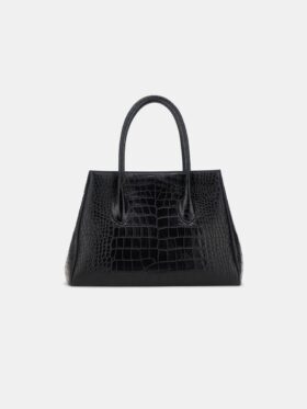 BOLSO TOTE DE MUJER «HONEY 40» CON ESTAMPADO DE COCODRILO