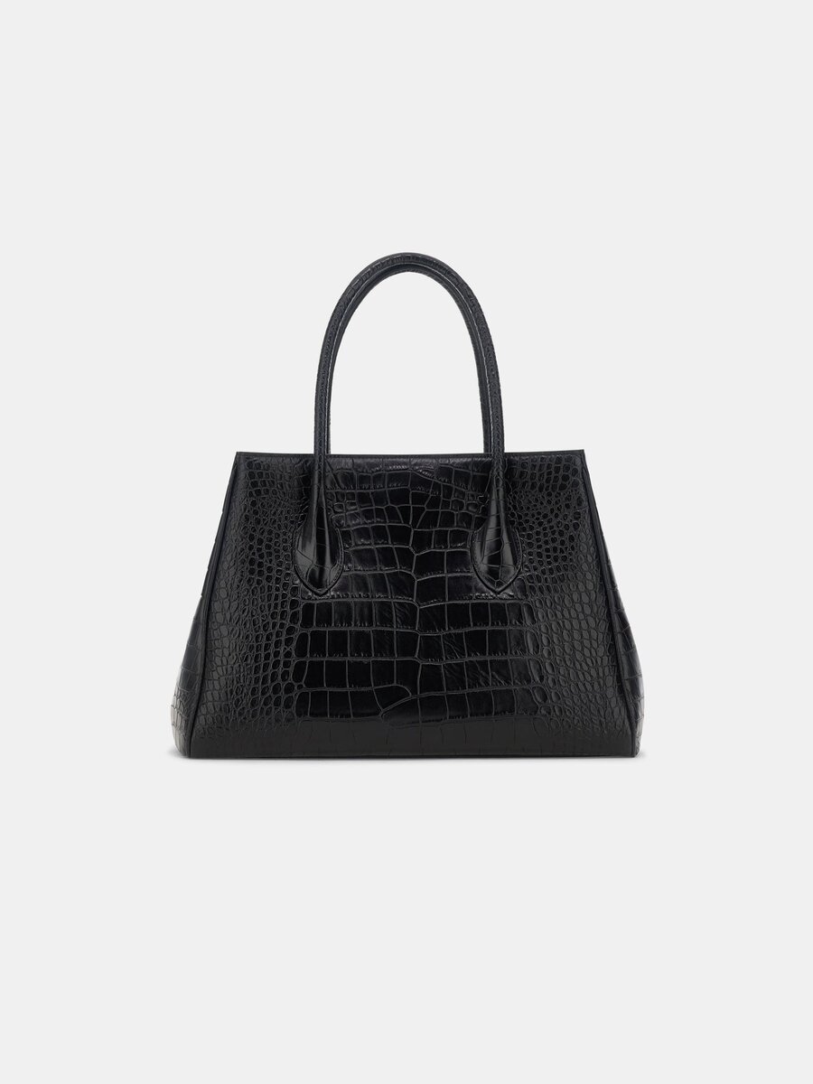 BOLSO TOTE DE MUJER «HONEY 40» CON ESTAMPADO DE COCODRILO