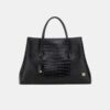 BOLSO TOTE «EMBOSSED CROC HONEY 50»