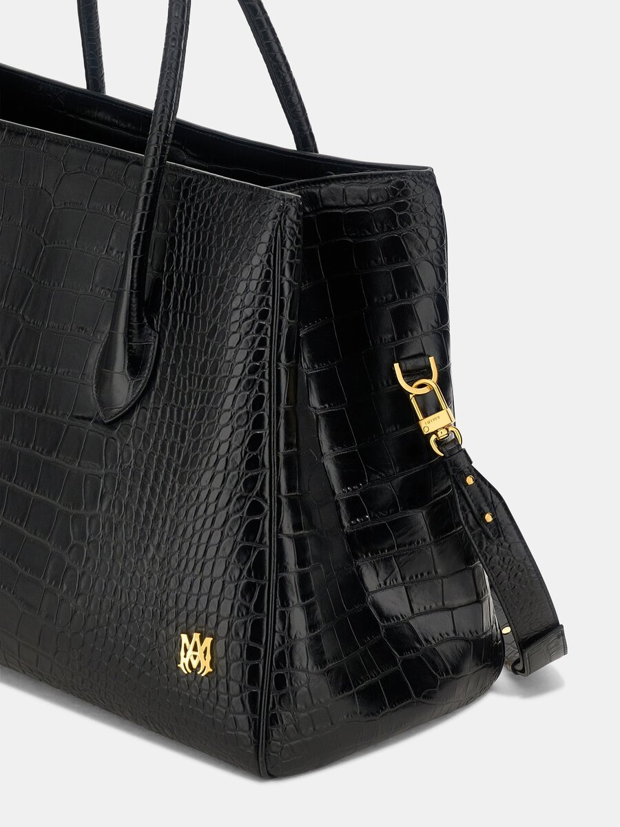 BOLSO TOTE «EMBOSSED CROC HONEY 50»