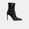 BOTAS DE TACÓN DE AGUJA «MA» CON RELIEVE DE COCO PARA MUJER