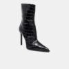 BOTAS DE TACÓN DE AGUJA «MA» CON RELIEVE DE COCO PARA MUJER