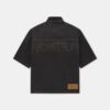 CAMISA AMIRI DE MANGA CORTA CON BOTONES A PRESIÓN Y LOGOTIPO 3D