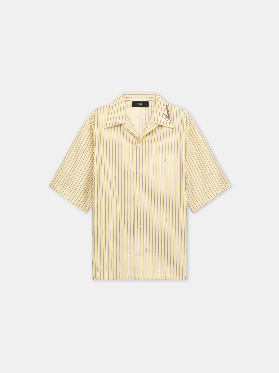 CAMISA DE BOLOS CON LETRA AMIRI