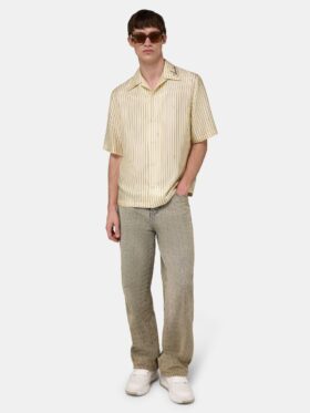 CAMISA DE BOLOS CON LETRA AMIRI
