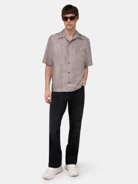 CAMISA DE BOLOS CON LETRA AMIRI