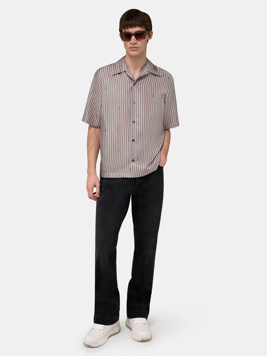 CAMISA DE BOLOS CON LETRA AMIRI