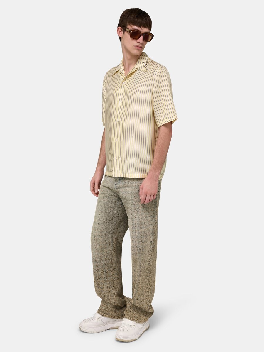 CAMISA DE BOLOS CON LETRA AMIRI