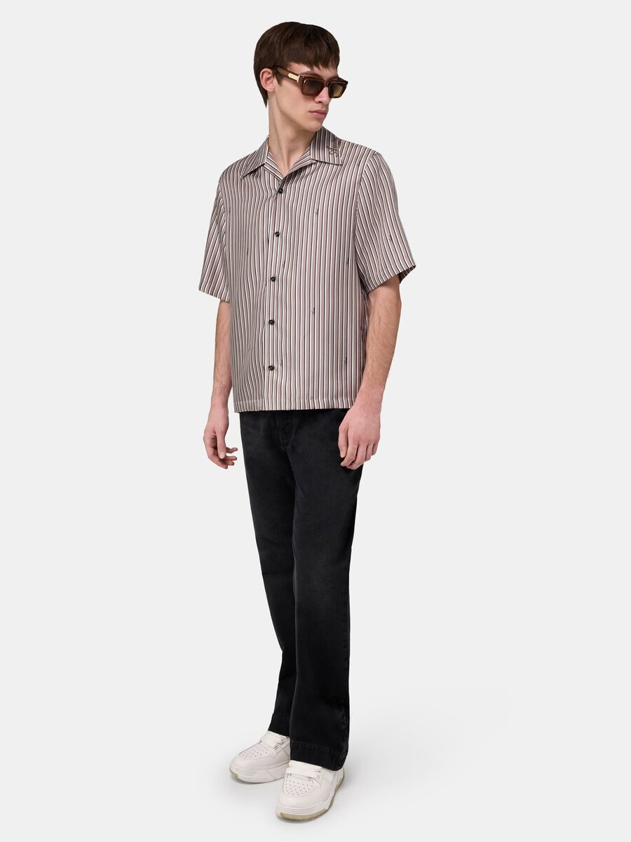 CAMISA DE BOLOS CON LETRA AMIRI