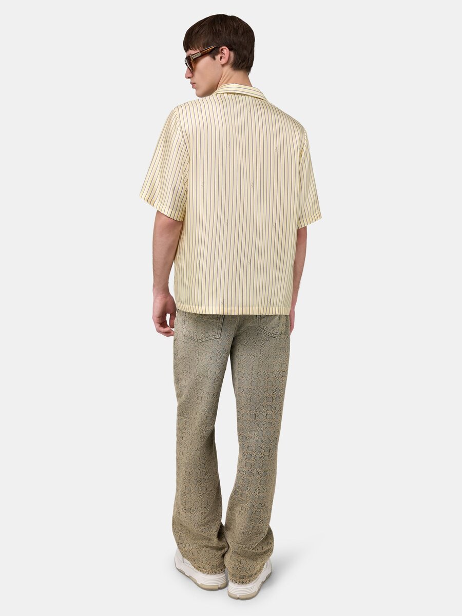 CAMISA DE BOLOS CON LETRA AMIRI