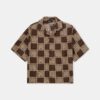 CAMISA DE CAMPAÑA OVERSIZE CON CUADROS MA QUAD