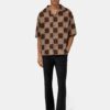 CAMISA DE CAMPAÑA OVERSIZE CON CUADROS MA QUAD