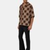 CAMISA DE CAMPAÑA OVERSIZE CON CUADROS MA QUAD