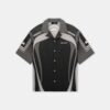 CAMISA DE CAMPAMENTO OVERSIZE CON PANELES DEPORTIVOS