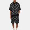 CAMISA DE MALLA CON ESTAMPADO DE CUADROS MA QUAD
