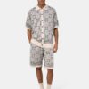CAMISA DE MALLA CON ESTAMPADO DE CUADROS MA QUAD