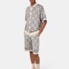 CAMISA DE MALLA CON ESTAMPADO DE CUADROS MA QUAD