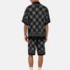 CAMISA DE MALLA CON ESTAMPADO DE CUADROS MA QUAD