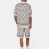 CAMISA DE MALLA CON ESTAMPADO DE CUADROS MA QUAD