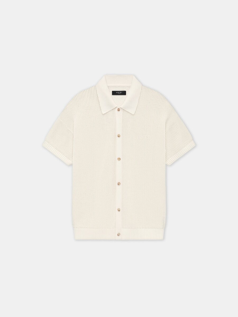 CAMISA DE MALLA DE CROCHÉ AMIRI