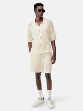 CAMISA DE MALLA DE CROCHÉ AMIRI