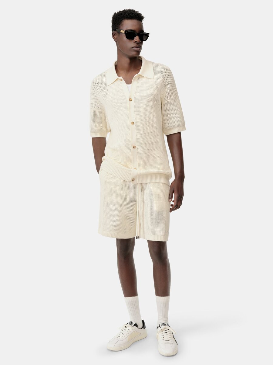 CAMISA DE MALLA DE CROCHÉ AMIRI