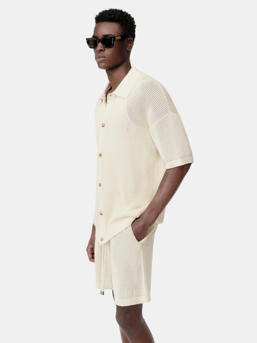 CAMISA DE MALLA DE CROCHÉ AMIRI