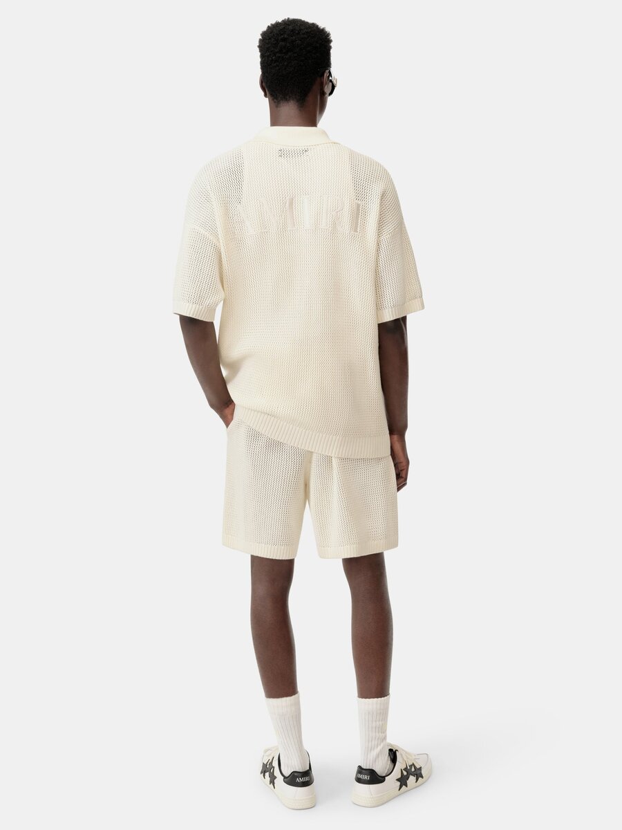CAMISA DE MALLA DE CROCHÉ AMIRI