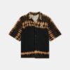 CAMISA DE PUNTO CON PARCHES Y EFECTO TIE-DYE