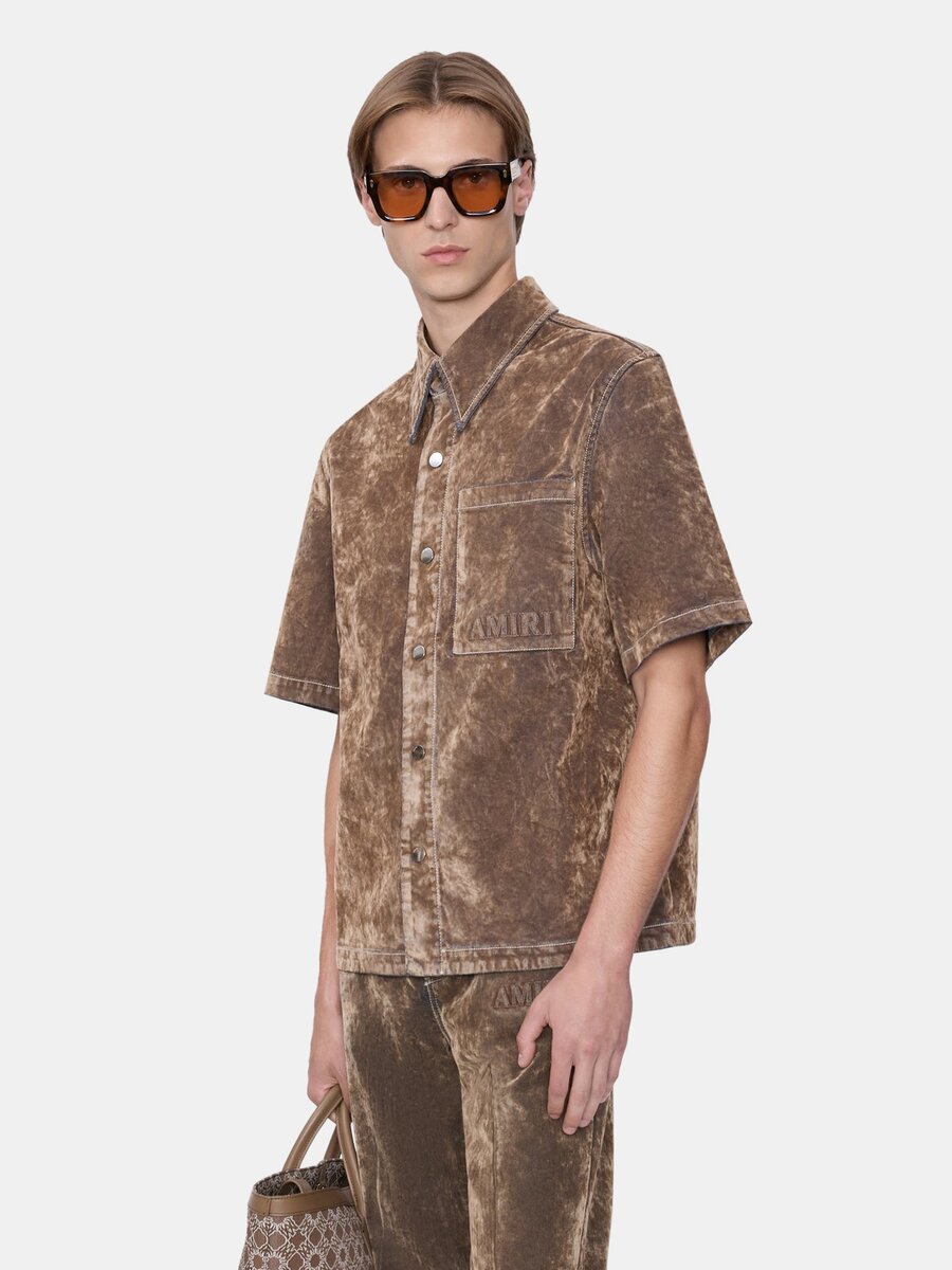 CAMISA DE TERCIOPELO DE CAMPAÑA