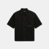 CAMISA DE VERANO DE LINO CON LOGOTIPO EN LETRA MANUSCRITA