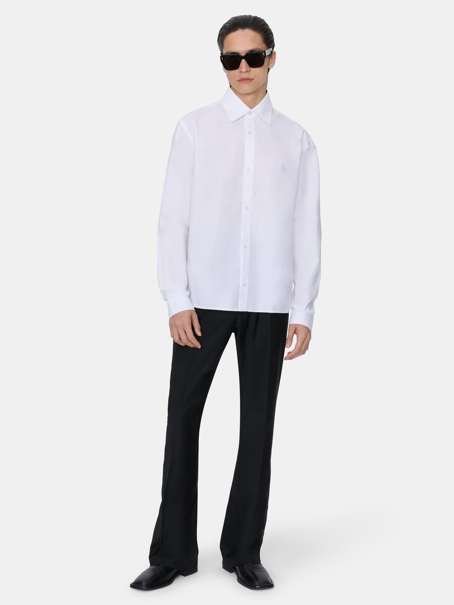 CAMISA DE VESTIDO DE POPELÍN