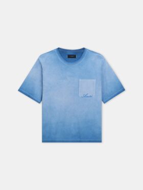CAMISETA CON BOLSILLO CUADRADO DESBORRADO