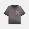CAMISETA CON BOLSILLO CUADRADO DESBORRADO