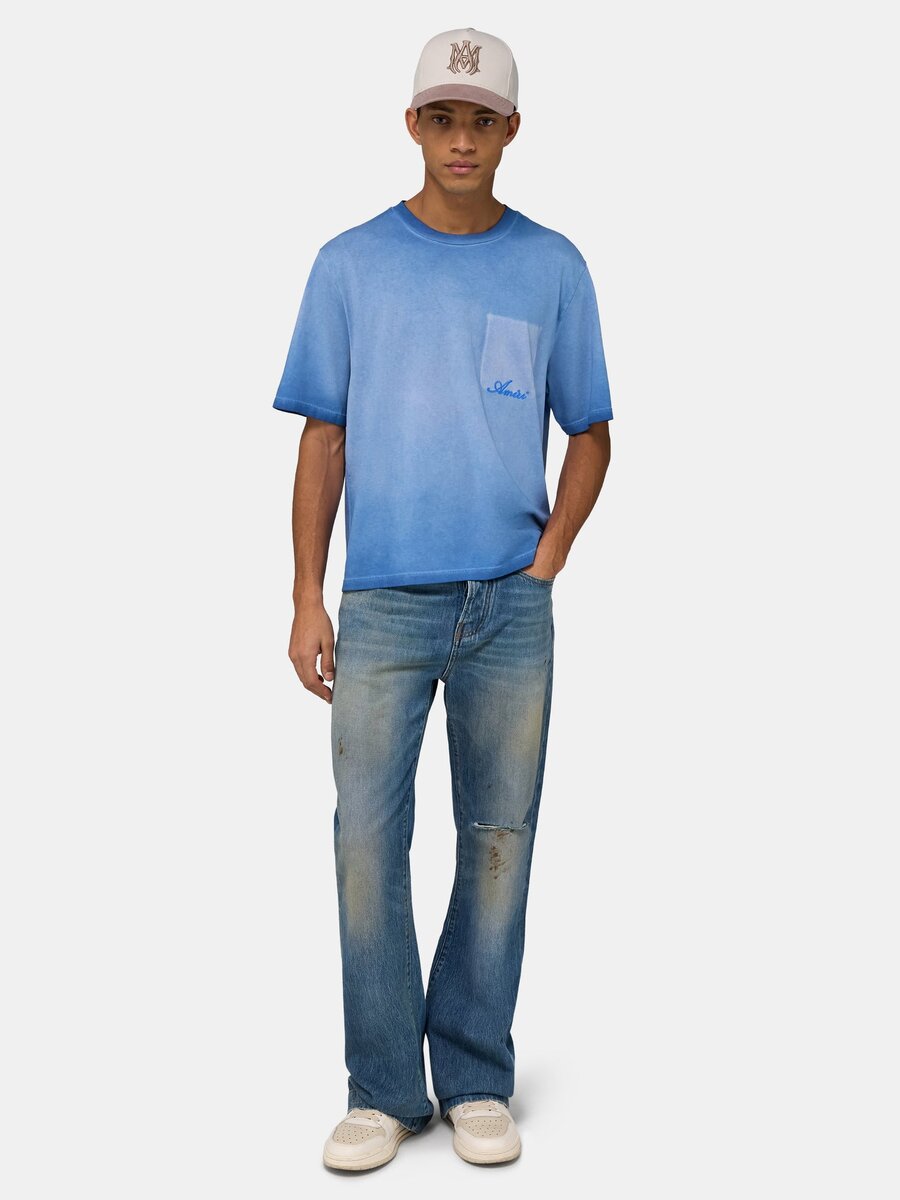 PANTALONES DE DENIM BOOTCUT CON RASGADURAS