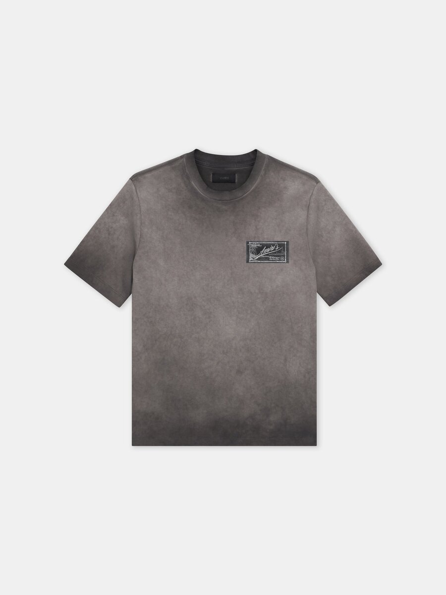 CAMISETA CON ETIQUETA DE CALIDAD Amiri