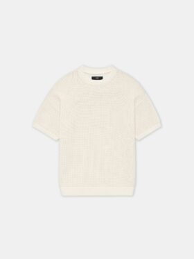 CAMISETA DE MALLA DE CROCHÉ AMIRI