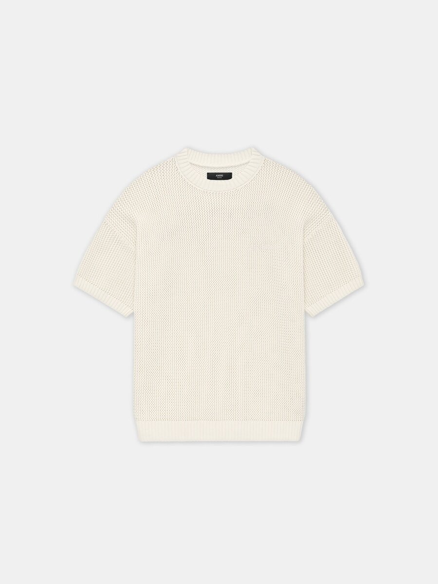 CAMISETA DE MALLA DE CROCHÉ AMIRI
