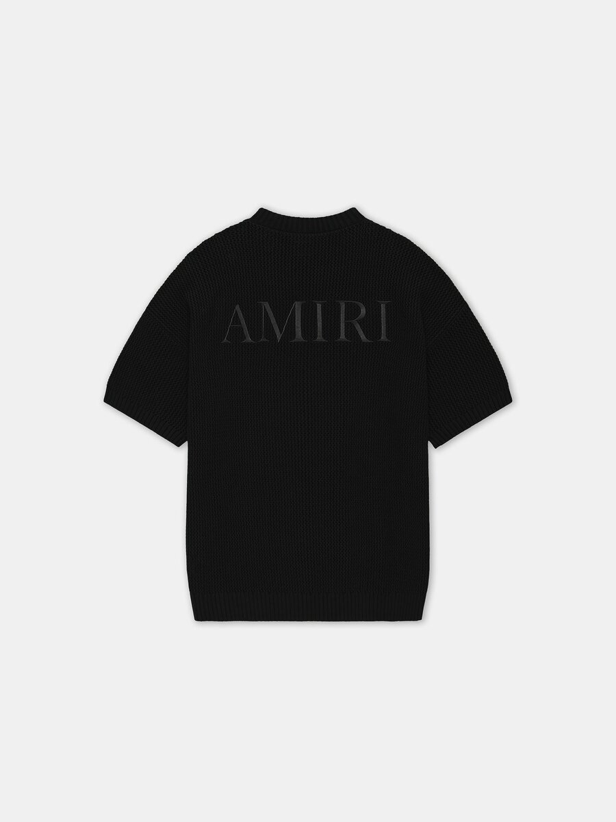 CAMISETA DE MALLA DE CROCHÉ AMIRI
